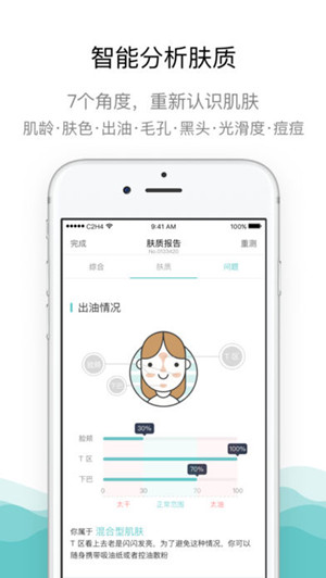 膚質(zhì)報告APP開發(fā)